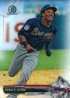 Ronald Acuna Jr 2017 Bowman Draft BDC 39 Chrome Refractor Price