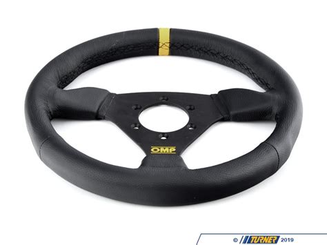 Od N Omp Trecento Racing Steering Wheel Mm Black Leather