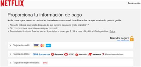 Cómo pagar Netflix con Google Play tarjeta regalo o código