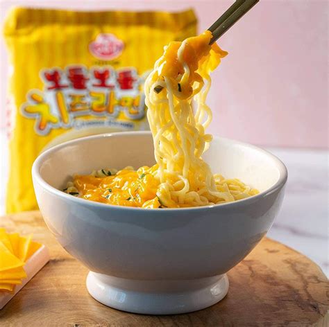 Ottogi Cheese Ramen Korean Style Instant Noodle Rich Flavor With