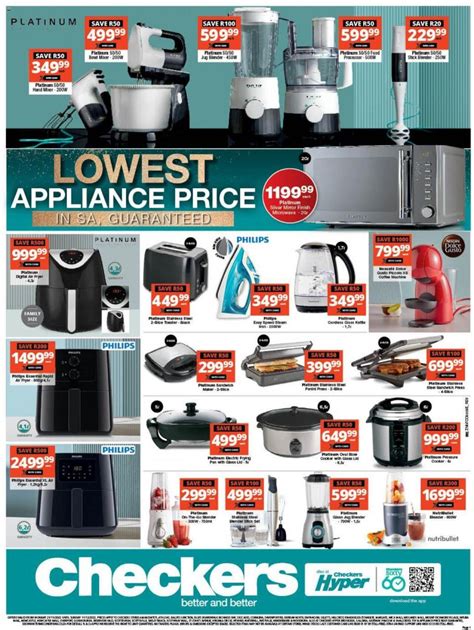 Checkers Specials Appliance Promotion Nov Checkers Catalog