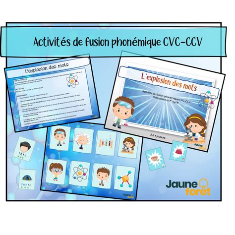 Conscience Phon Mique Fusion De Mots Cvc Ccv