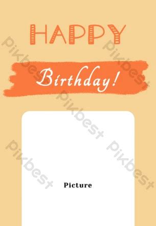 Happy Birthday Brochure Frame Instagram Story Template Eps Free