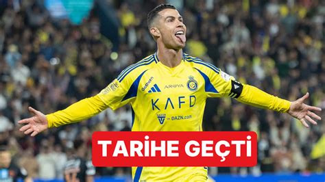 ronaldo bir kez daha tarih yazdi onedio