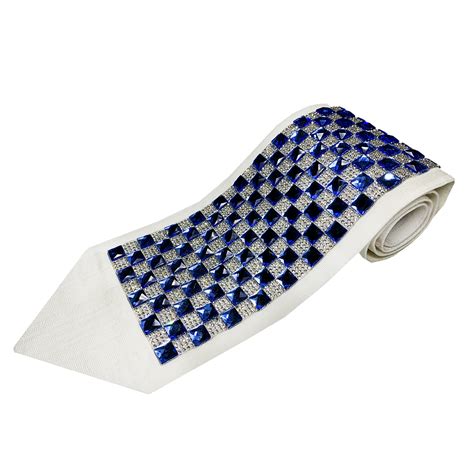 Atarah for Tallit with blue chess Crystal on natural wool – The Kippa