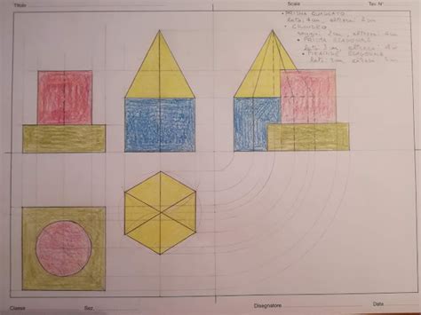 Fior Di Tecnica Proiezioni Ortogonali Classi Seconde