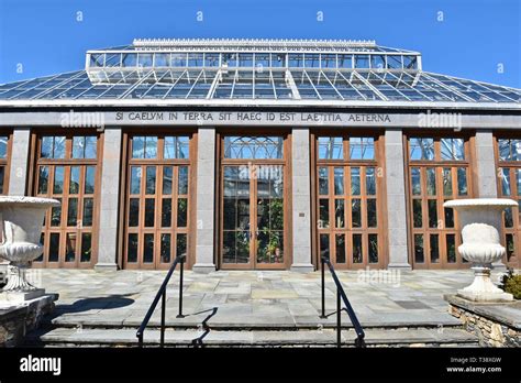 The Greenhouse At Tower Hill Botanical Gardens By The Worcester County