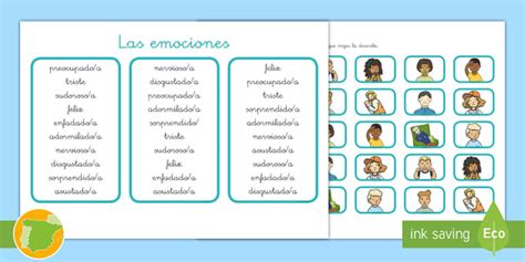 Juego Las Emociones Creat De Profesori Twinkl