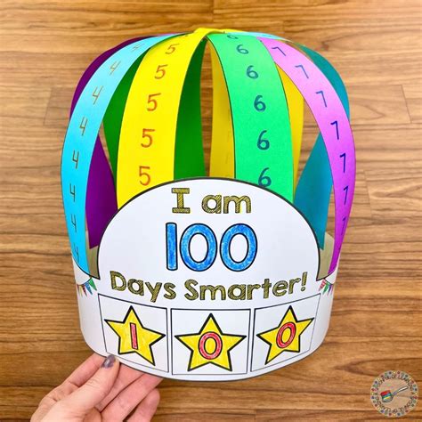 100th Day Of School Crafts For Kindergarten A Spoonful Of Learning