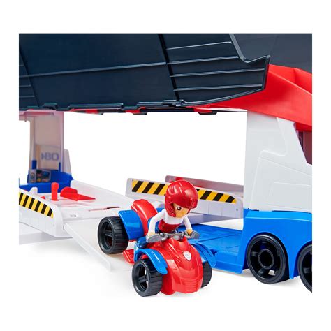 Paw Patrol Transforming Paw Patroller With Dual Vehicle Launchers Ryder Action Figure And Atv