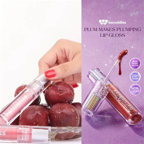 【best Seller】barenbliss Bnb Plum Makes Plumping Lip Gloss｜24hr