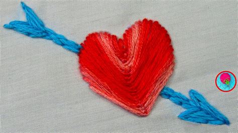 Bordado De CorazÓn A Mano Bordado A Mano Hand Embroidery Youtube