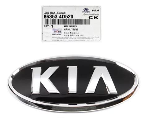 Kia Sportage Revolution Emblema Relieve Delantero Original Cuotas Sin