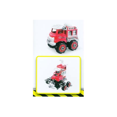 Camion Autopompa Pompieri Smonta E Rimonta 16cm Trilli Party