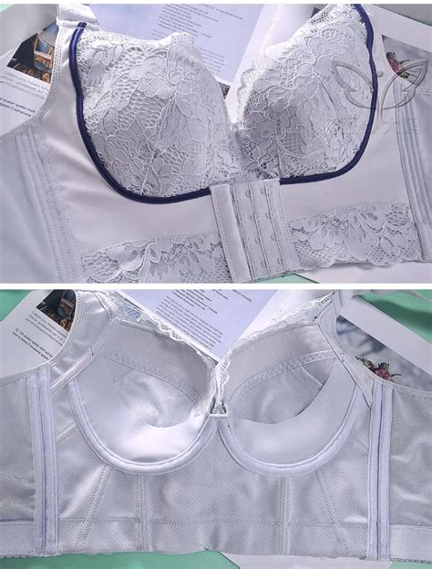 Plus Size Push Up Sexy Deep U Seamless Underwear Women Lace Comfort Bra