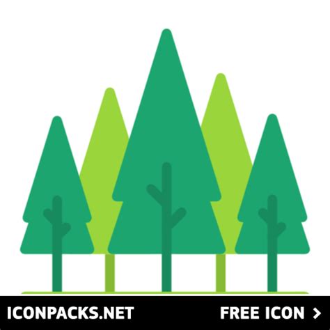 Free Pine Trees SVG, PNG Icon, Symbol. Download Image.