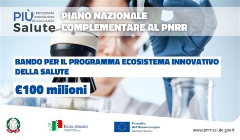 PNRR Pubblicato Il Bando Del Programma Ecosistema Innovativo Della