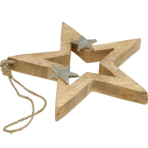 Floristik De Weihnachtsstern Zum Aufh Ngen Stern Holzdeko Weihnachten