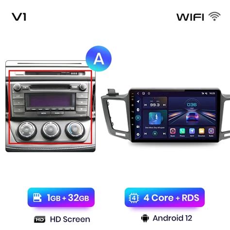 Junsun Wireless Carplay Android Auto Car Radio For Toyota Rav Rav