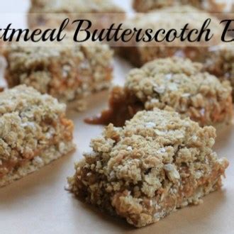 Oatmeal Butterscotch Bars Recipe - One Hundred Dollars a Month