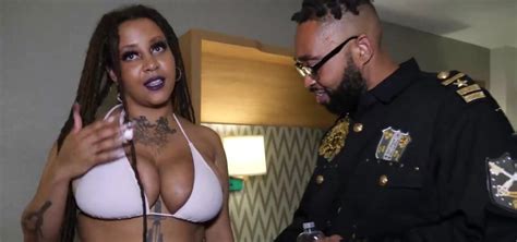 Busty Ebony Diva Nailed On Bed After Sucking Black Rod ZB Porn