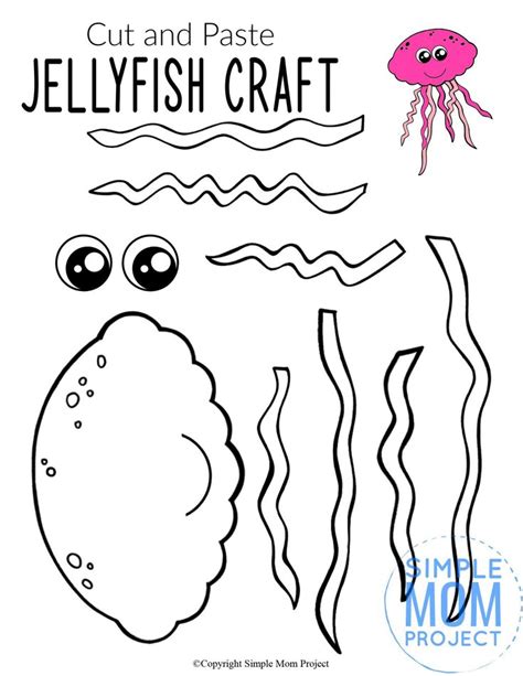 Free Printable Jellyfish Template