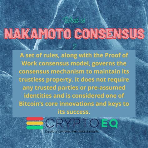 What Is Nakamoto Consensus