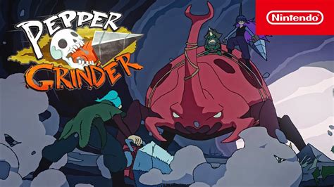 Pepper Grinder Launch Trailer Nintendo Switch Youtube