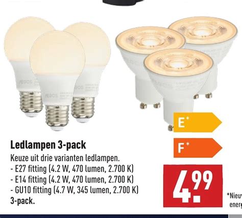 Ledlampen 3 Pack Aanbieding Bij ALDI