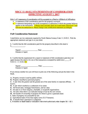Fillable Online Ndcc Statements Of Consideration Effective