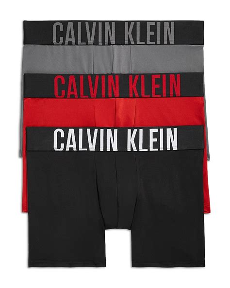 Calvin Klein Intense Power Logo Waistband Micro Boxer Briefs Pack Of 3 Ub1 Black Editorialist