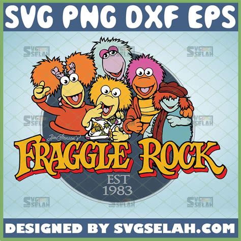 Fraggle Rock Svg Red Mokey Boober Wembley Gobo Cartoon Puppet Tv