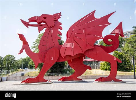 Welsh Dragon Symbol At The Celtic Manor International Conference Centre