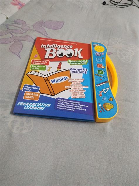 intelligence book colorful audio interactive learning book