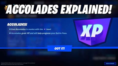 New Accolade Xp System Explained Fortnite Chapter Youtube