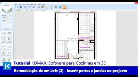 Remodela O De Um Loft No Kdmax Como Inserir Portas Janelas E