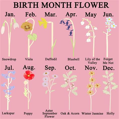 Personalized Birth Month Flower Wooden Plaque