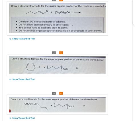 Answered Draw A Structural Formula For The Major Bartleby