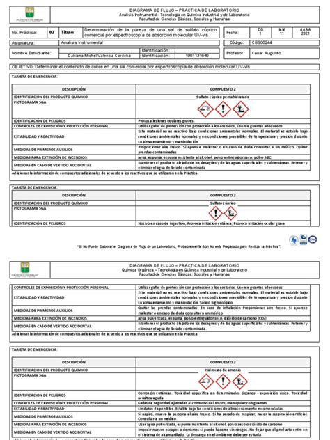 Diagrama De Flujo Analisis Instrumental Pdf Agua Laboratorios