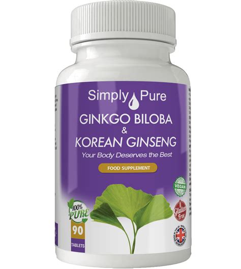 Ginkgo Biloba And Korean Ginseng Simply Pure