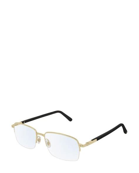 Cartier Eyeglasses In Metallic For Men Lyst