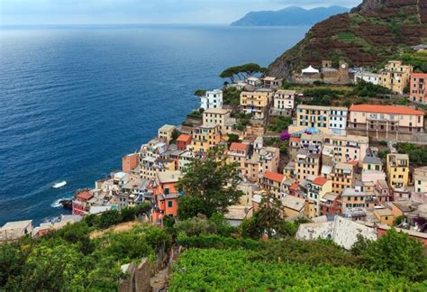 Verano Riomaggiore Cinque Terre Foto Premium