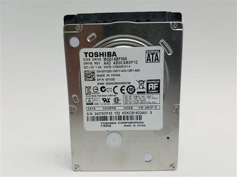 Used Toshiba MQ01ABF050 500GB 2 5 SATA III 6 0Gb S Laptop Hard Drive