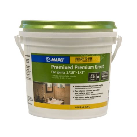 Mapei Premixed Premium Grout Biscuit 05 Gal Delivery Or Pickup