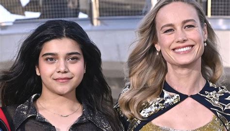 Iman Vellani Talks Her Close Bond With The Marvels Co Star Brie Larson