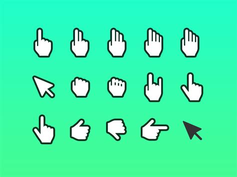 Hand Cursor Icon Sketch And Photoshop Free Psd Template Psd Repo