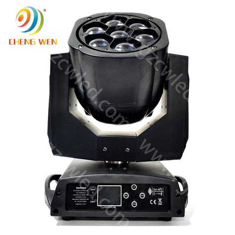 Guangzhou PRO Stage Lighting DMX 7PCS 15W 4in1 Beam LED Moving Head