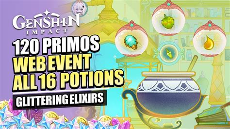 Glittering Elixirs Web Event All Potions Complete Guide To Get