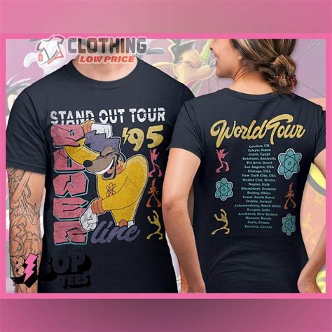 Powerline A Goofy Movie Characters Shirt Stand Out Tour Goofy Movie