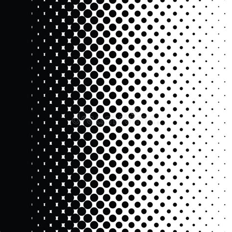 Halftone Dots Pattern Gradient In Vector Format Stock Illustration